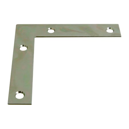 National Mfg Sales 4 x 0.75 in. Corner Steel Brace, Zinc Plated 5703673